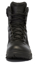 Belleville, Men's, 8", SPEAR POINT, BV918ZWPCT, Waterproof Composite Safety Toe Side-Zip Tactical Boot, Black, 4, Regular, BV918ZWPCT 040R
