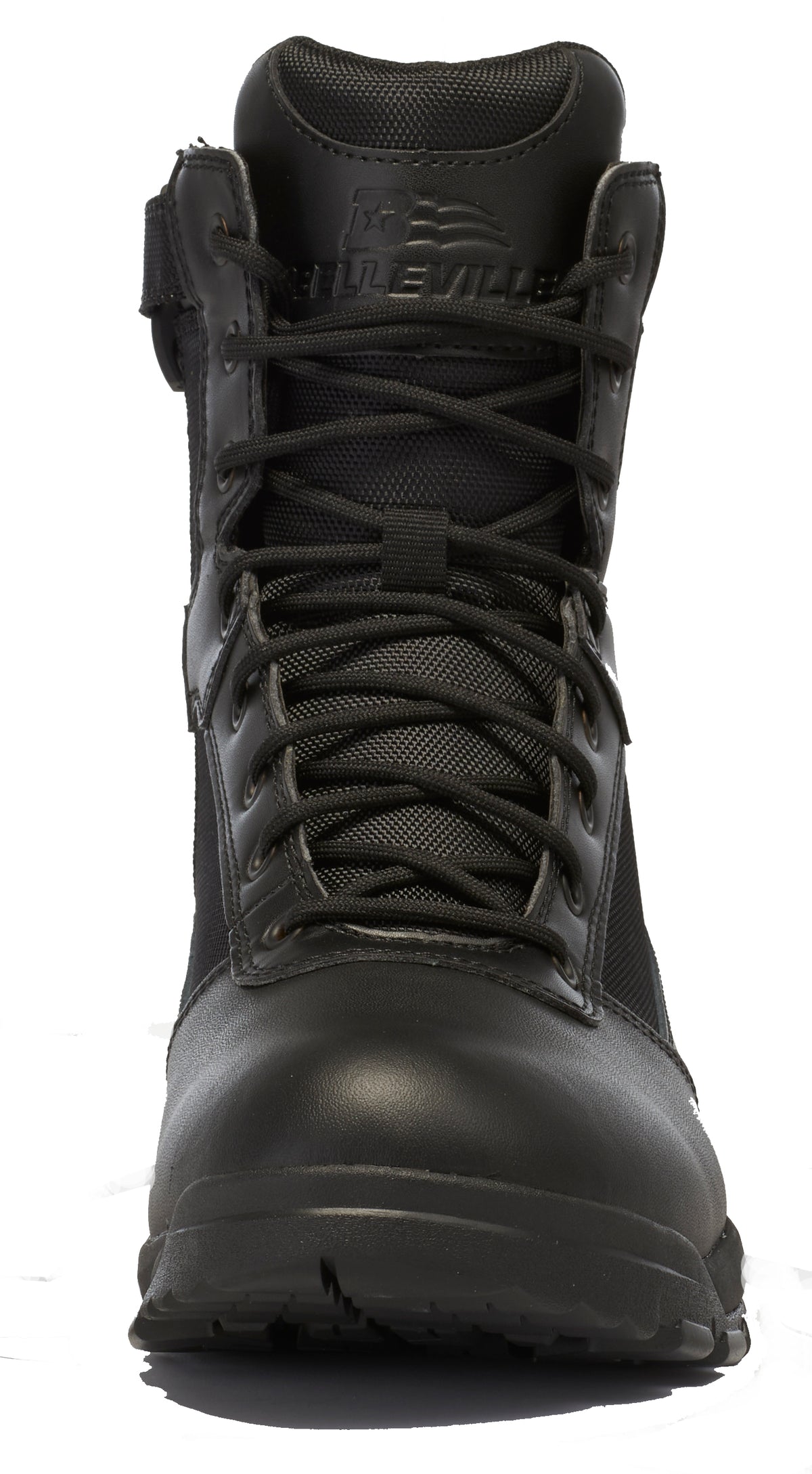 Belleville, Men's, 8", SPEAR POINT, BV918ZWPCT, Waterproof Composite Safety Toe Side-Zip Tactical Boot, Black, 4, Regular, BV918ZWPCT 040R