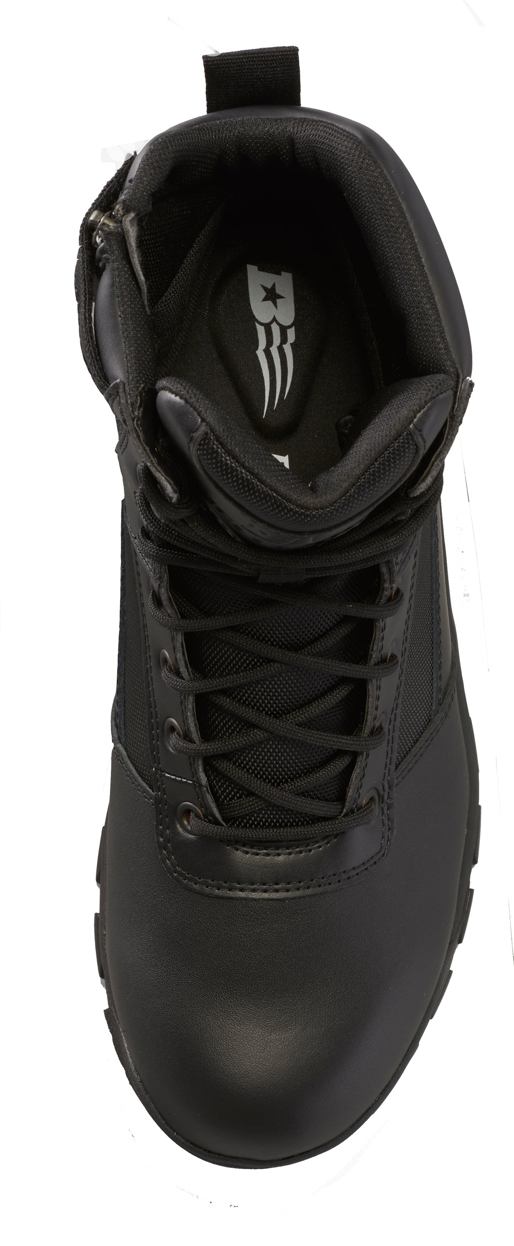 Belleville, Men's, 8", SPEAR POINT, BV918ZWPCT, Waterproof Composite Safety Toe Side-Zip Tactical Boot, Black, 4, Regular, BV918ZWPCT 040R