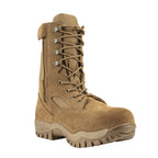 Belleville, Men's, 8", FLYWEIGHT, C312ZCT, Hot Weather Side-Zip Composite Safety Toe Boot, Coyote, 4, Regular, C312ZCT 040R