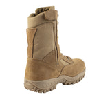 Belleville, Men's, 8", FLYWEIGHT, C312ZCT, Hot Weather Side-Zip Composite Safety Toe Boot, Coyote, 4, Regular, C312ZCT 040R