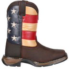 Lil' Rebel™ by Durango® Big Kids' Patriotic Western Boot