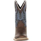 Durango® Lil' Rebel Pro™ Big Kid's Blue Western Boot