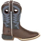 Durango® Lil' Rebel Pro™ Big Kid's Blue Western Boot