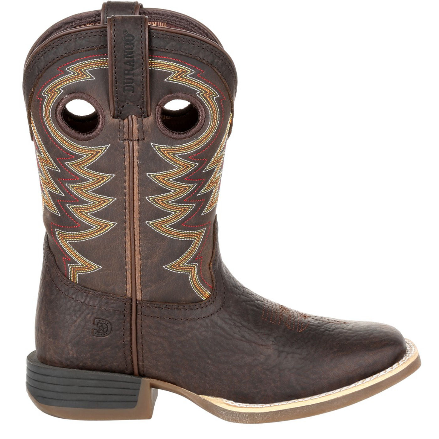 Durango® Lil' Rebel Pro™ Big Kid's Brown Western Boot