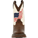 Lil' Rebel™ by Durango® Little Kids Distressed Flag Western Boot