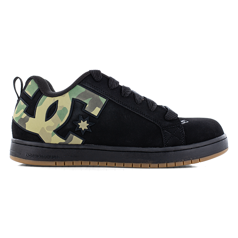 DC COURT GRAFFIK WORK MEN'S BLACK CAMO/GUM SHOE BOOTS DC60105