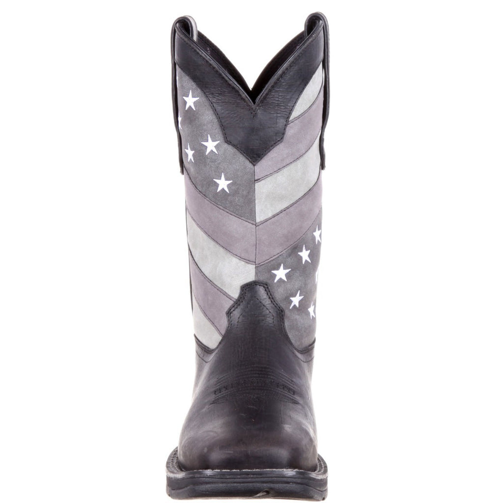 Rebel™ by Durango® Faded Black Flag Western Boot