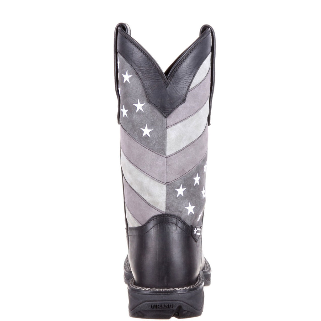 Rebel™ by Durango® Faded Black Flag Western Boot
