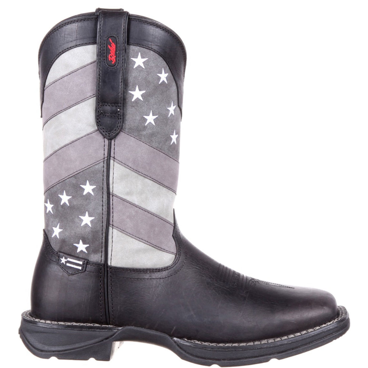 Rebel™ by Durango® Faded Black Flag Western Boot