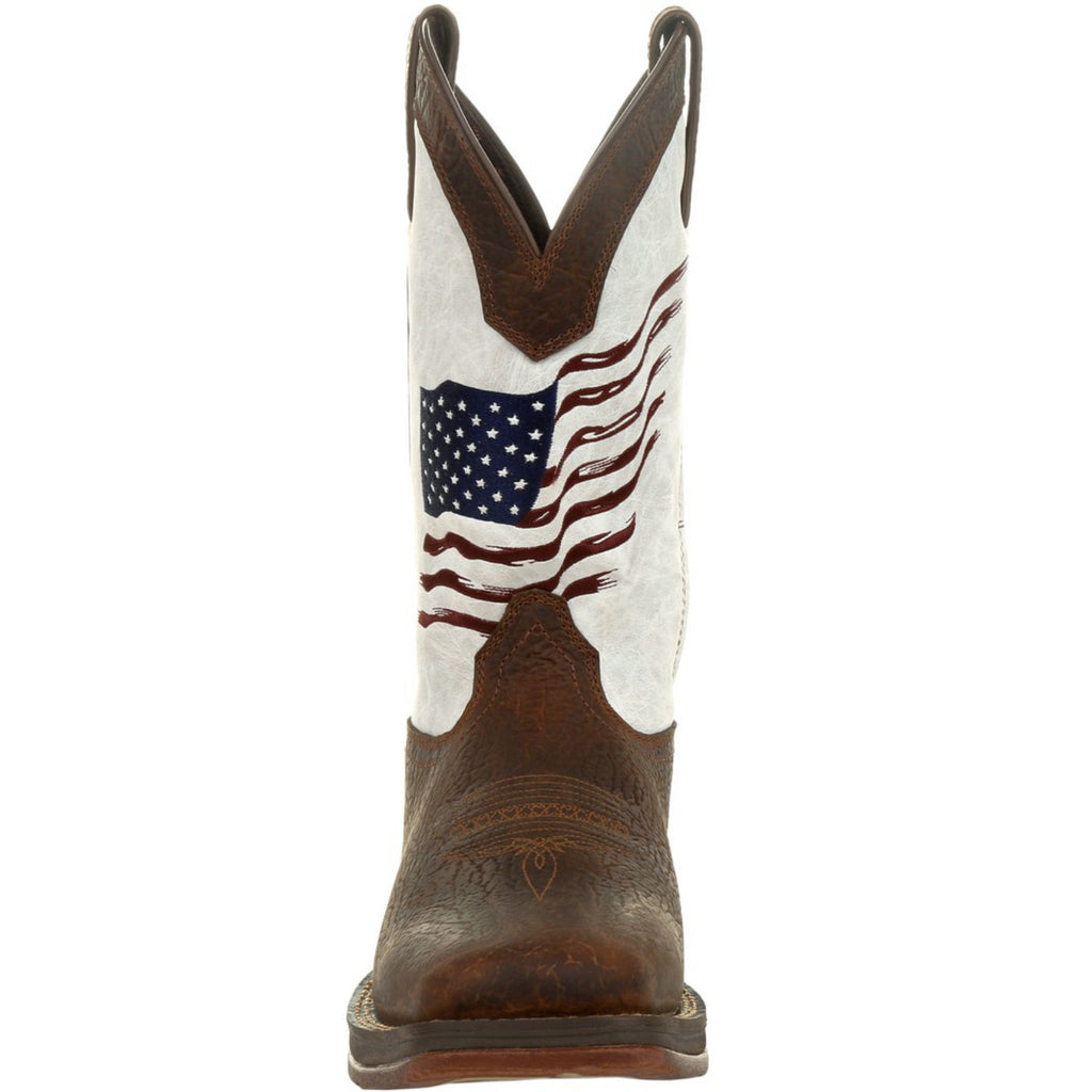 Rebel™ by Durango® Distressed Flag Embroidery Western Boot