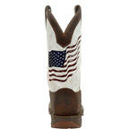Rebel™ by Durango® Distressed Flag Embroidery Western Boot