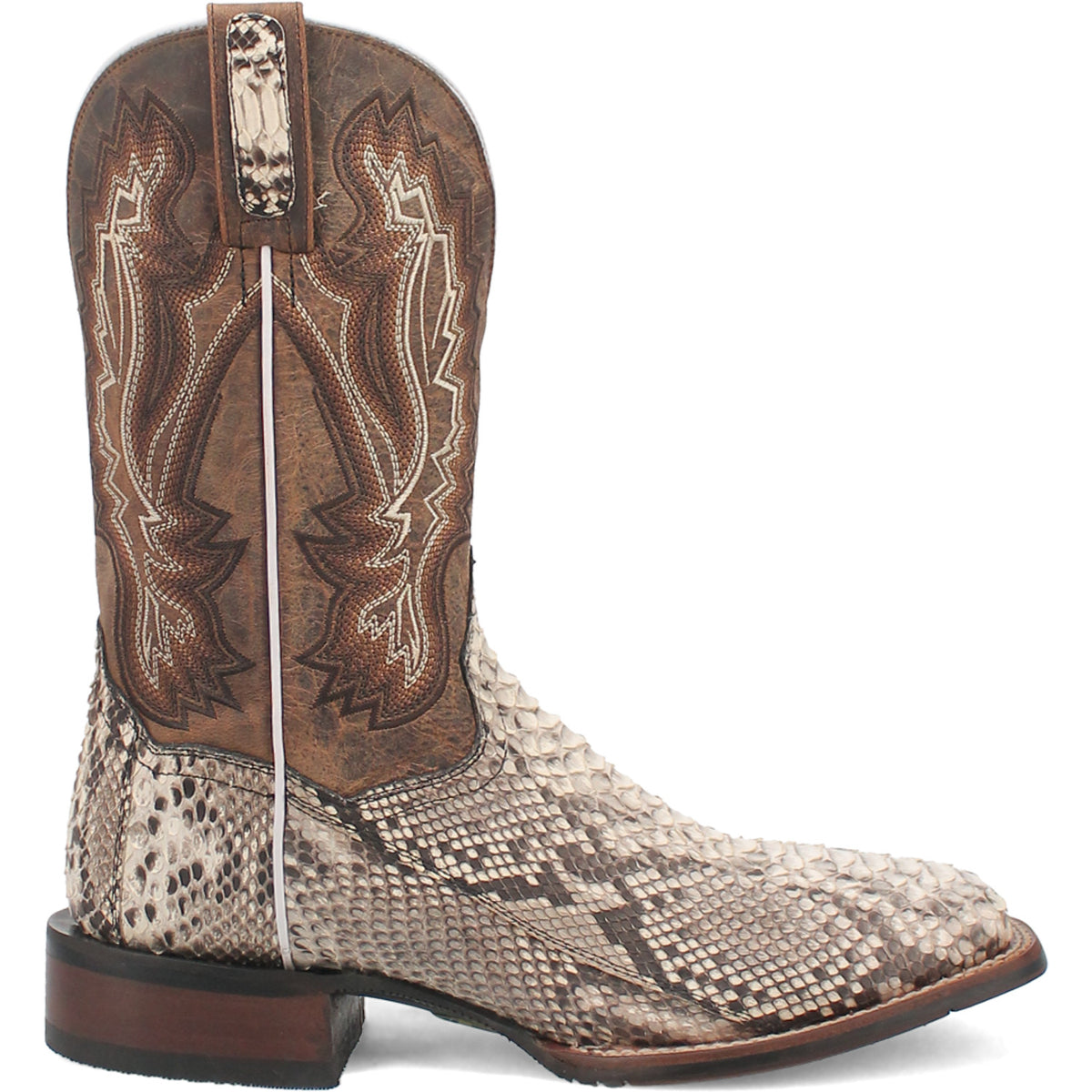 DAN POST BRUTUS PYTHON NATURAL/BROWN MEN'S COWBOY BOOTS DP4917