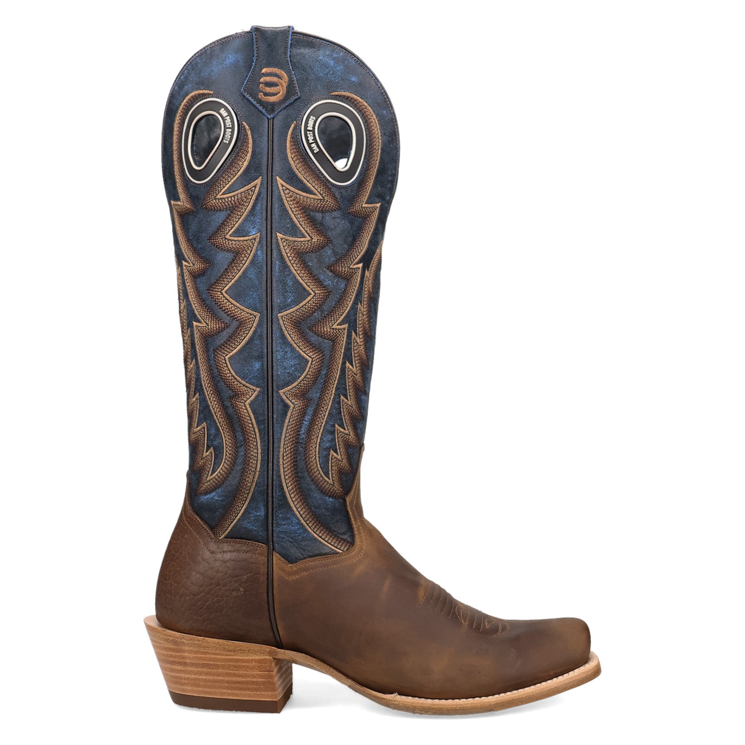 Dan Post Bucky Leather Tan/blue MEN'S Cowboy Boots DP5195