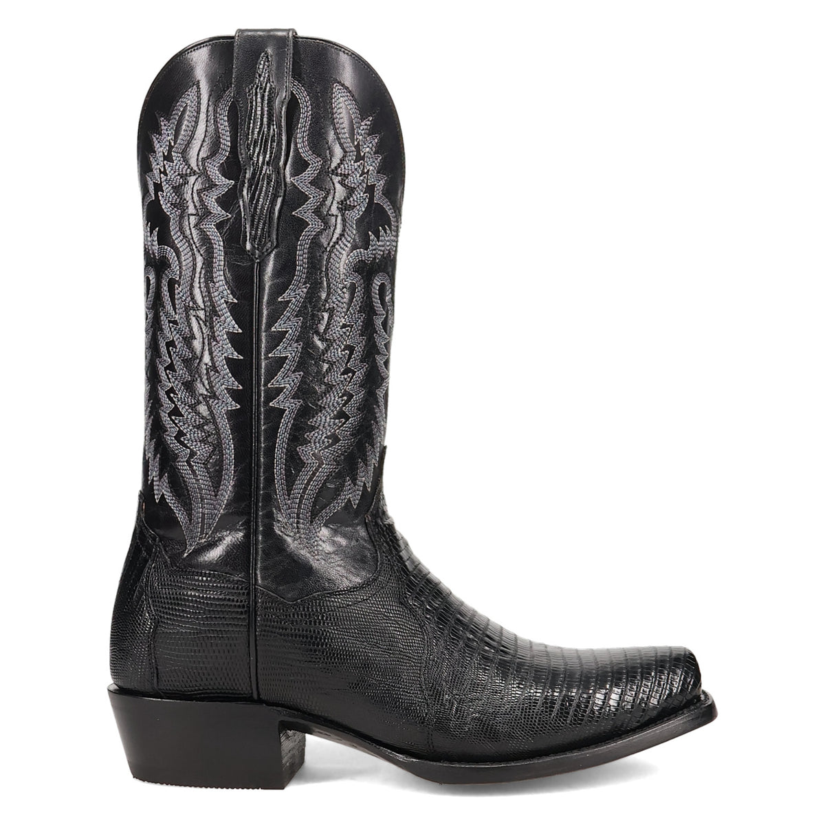 DAN POST RINGOLD LIZARD BLACK MEN'S COWBOY BOOTS DP7038