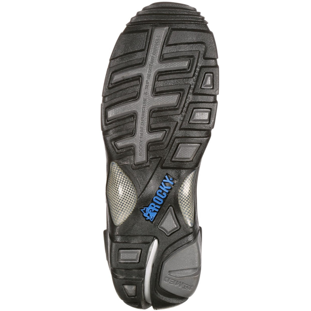Rocky 1st Med Carbon Fiber Toe Puncture-Resistant Side-Zip Waterproof Public Service Boot