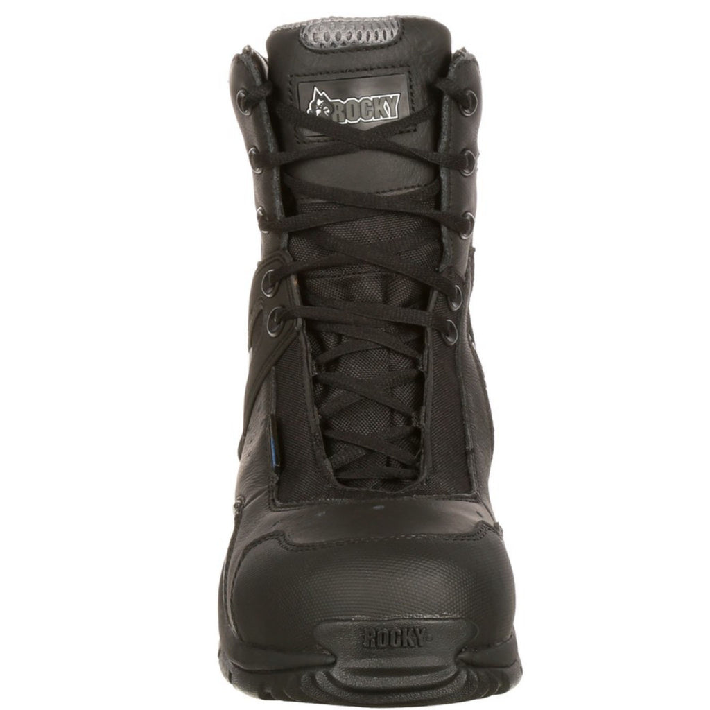 Rocky 1st Med Carbon Fiber Toe Puncture-Resistant Side-Zip Waterproof Public Service Boot