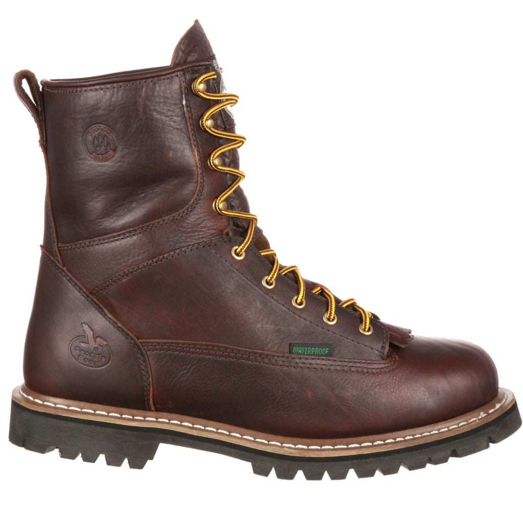 Georgia Boot Waterproof Lace-To-Toe Work Boot