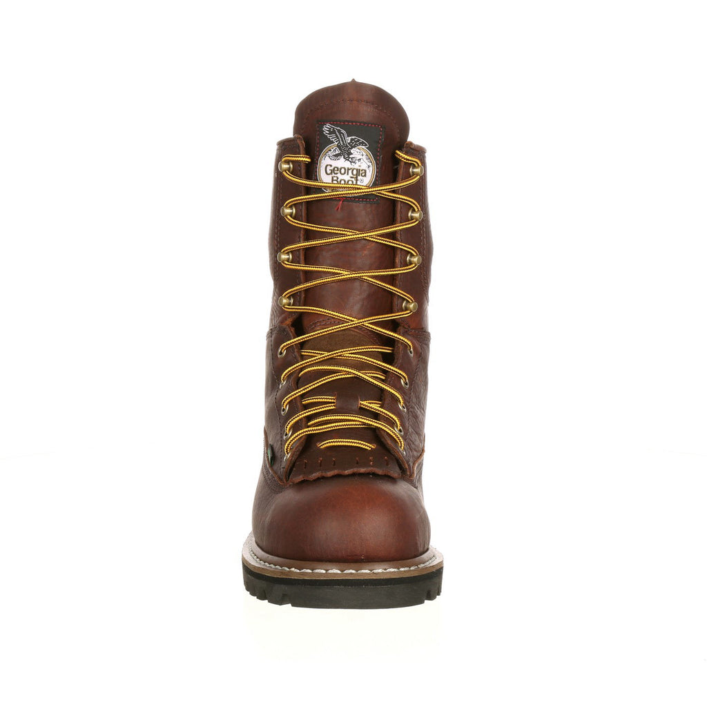 Georgia Boot Steel Toe Waterproof Lace-To-Toe Work Boot
