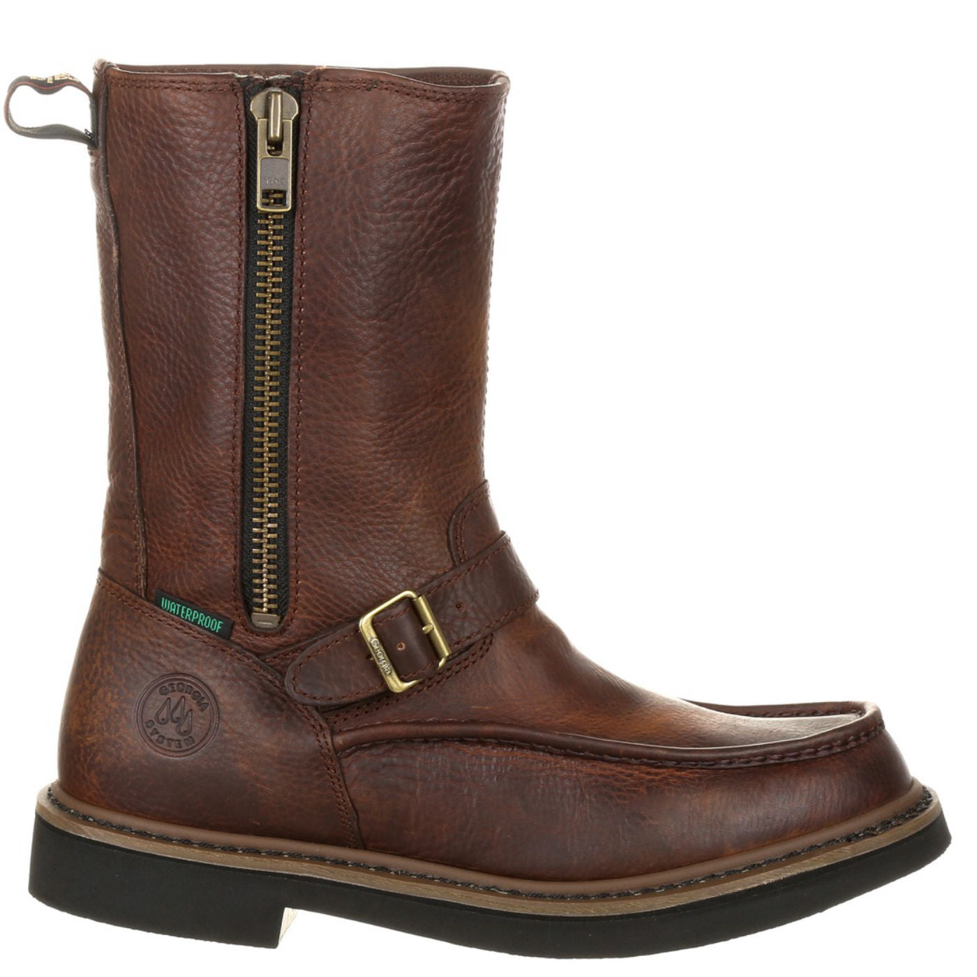 Georgia Boot Side Zip Waterproof Work Wellington
