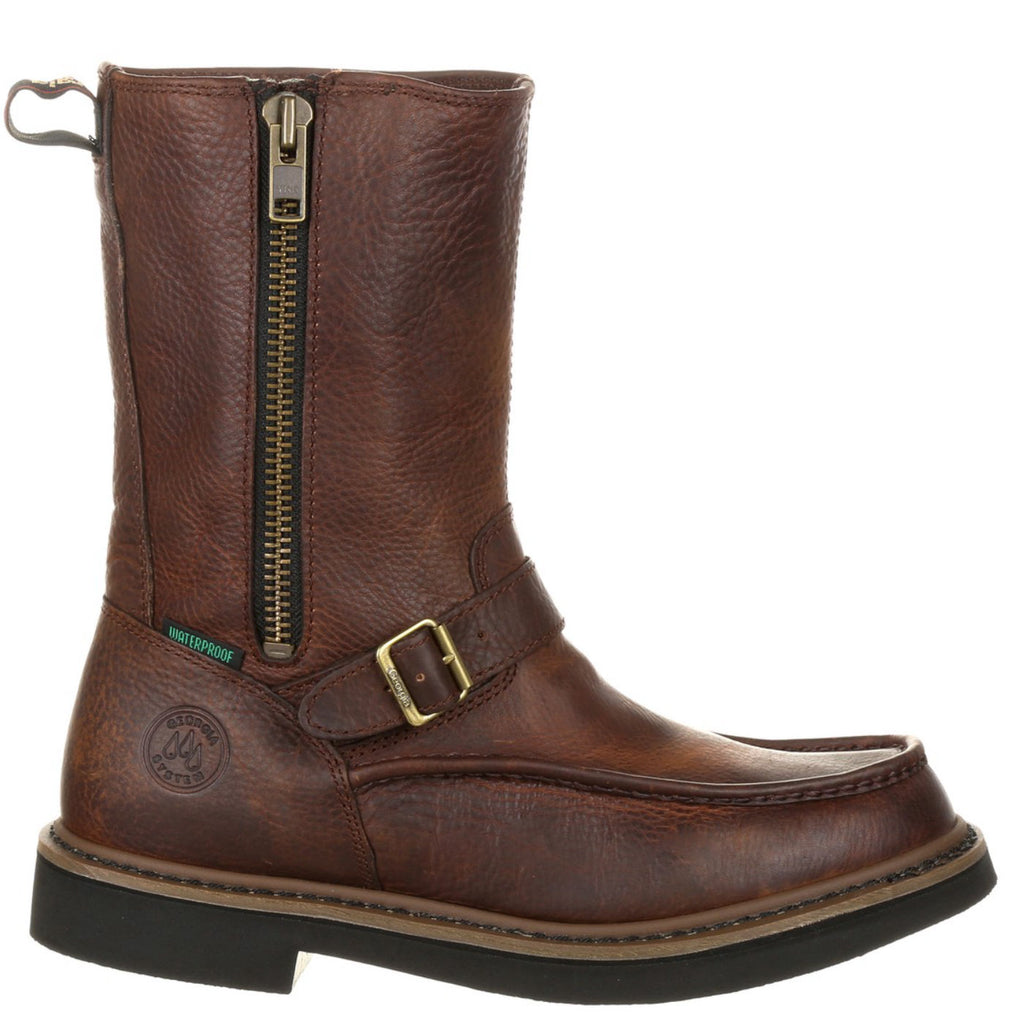 Georgia Boot Side Zip Waterproof Work Wellington
