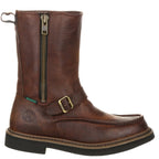 Georgia Boot Side Zip Waterproof Work Wellington