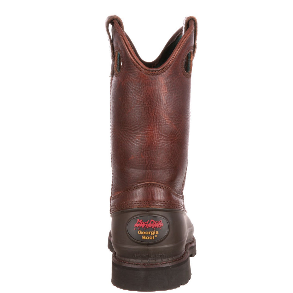 Georgia Boot Muddog Steel Toe Wellington Work Boot