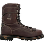 Georgia Boot AMP LT Logger Composite Toe Low Heel Waterproof Work Boot