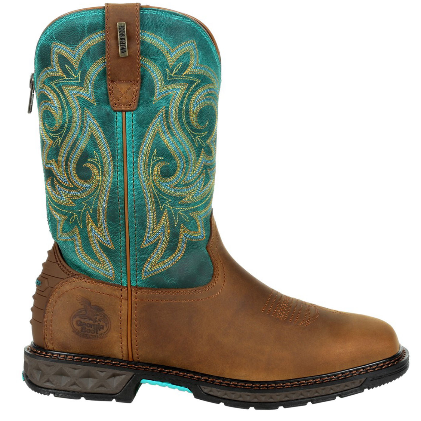 Georgia Boot Carbo-Tec LT Women's Steel Toe Waterproof Pull-On Boot