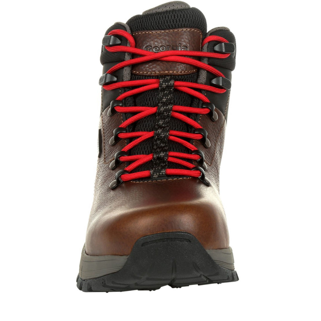 Georgia Boot Eagle Trail Alloy Toe Waterproof Hiker in Brown/Black