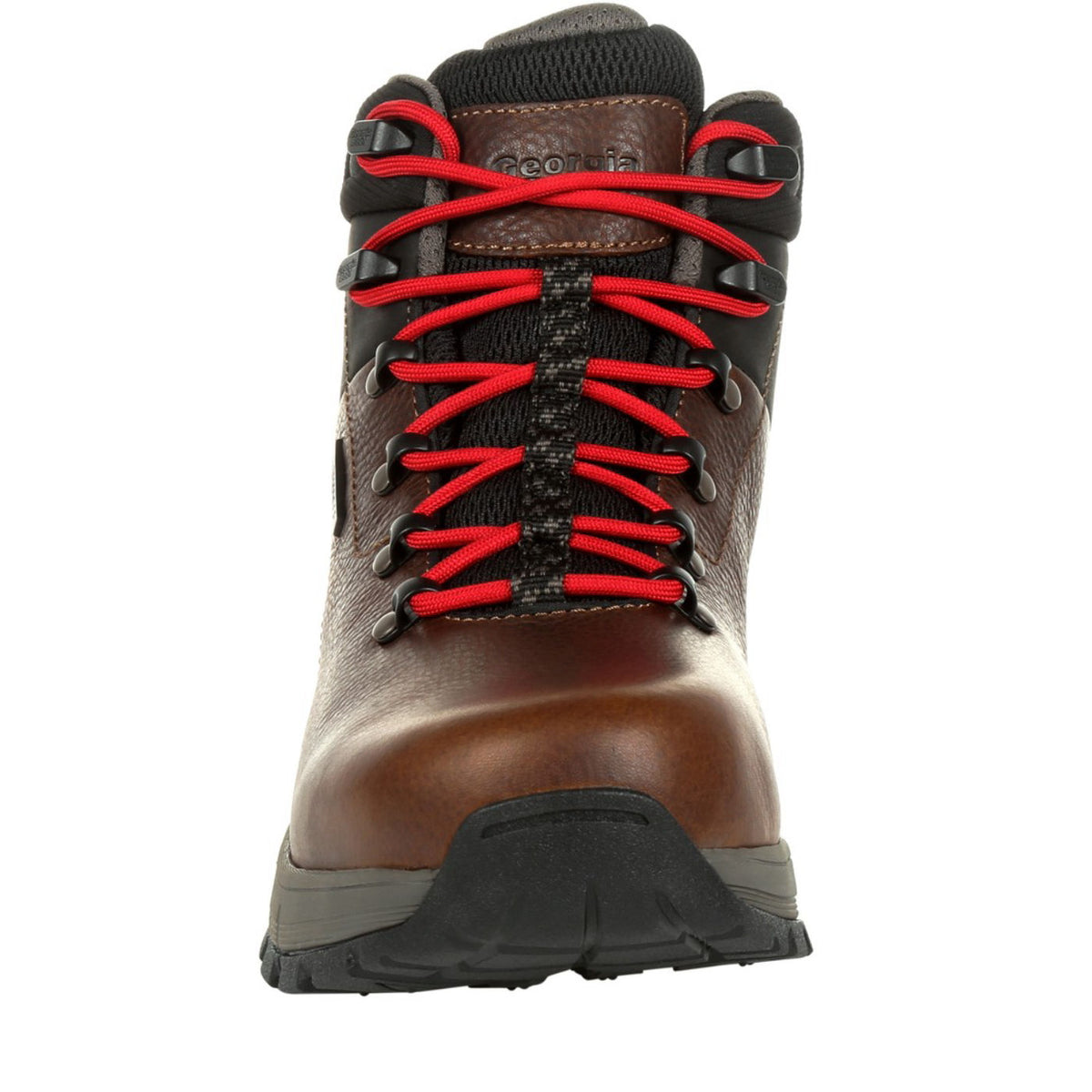 Georgia Boot Eagle Trail Alloy Toe Waterproof Hiker in Brown/Black