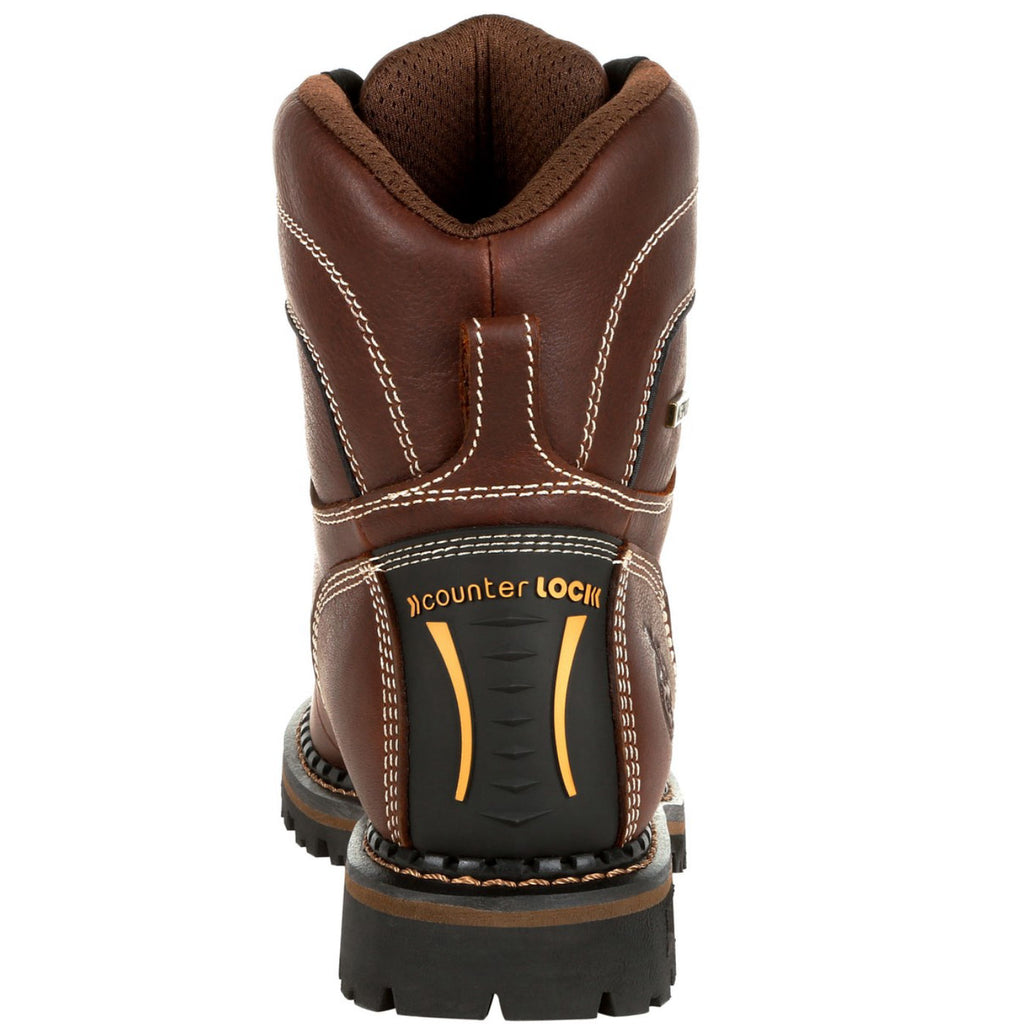 Georgia Boot AMP LT Logger Women's Alloy Toe Waterproof Low Heel Logger Boot