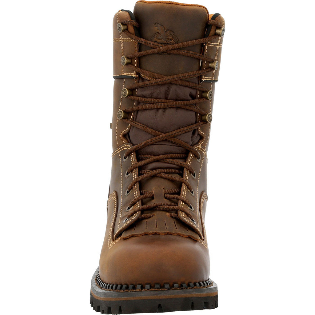 Georgia Boot AMP LT Low Heel Logger Waterproof Work Boot