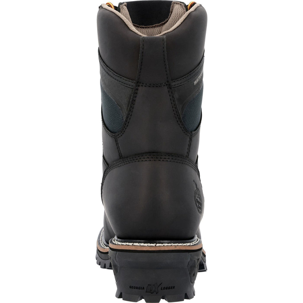 Georgia Boot LTX Logger Waterproof Black Work Boot