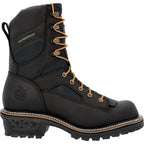 Georgia Boot LTX Logger Waterproof Black Work Boot