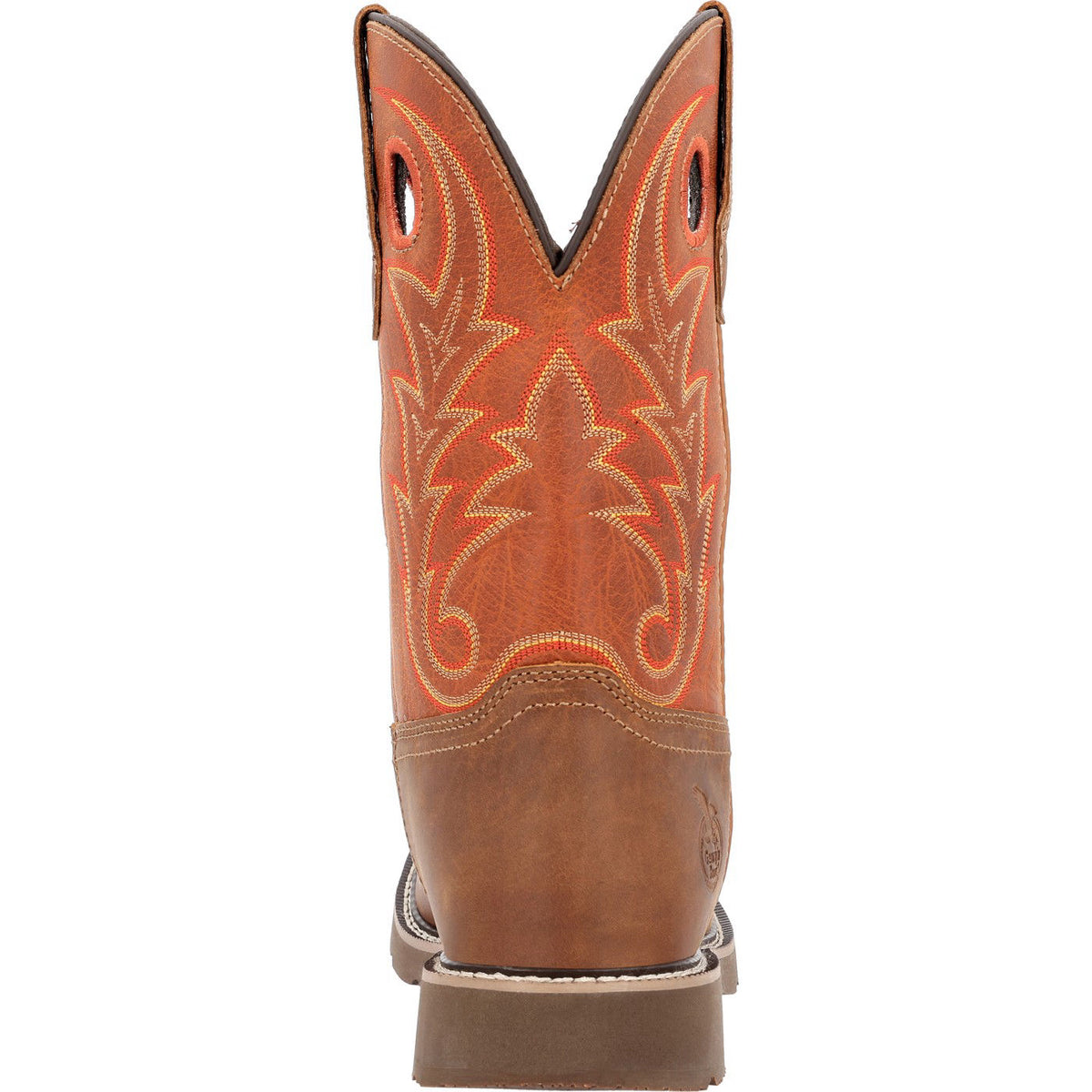Georgia Boot Core 37 Western 11" Waterproof Pull-On Work Boot in Brown/Rust