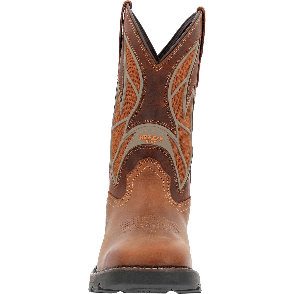 Georgia Boot Carbo-Tec FLX Pull-on with InsulKul™ Work Boot in Brown/Brick