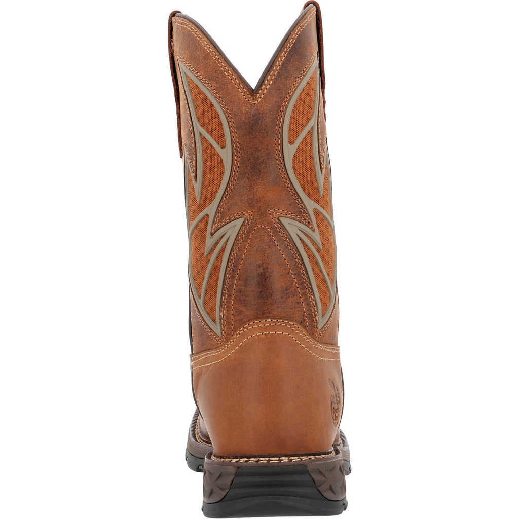 Georgia Boot Carbo-Tec FLX Pull-on with InsulKul™ Work Boot in Brown/Brick