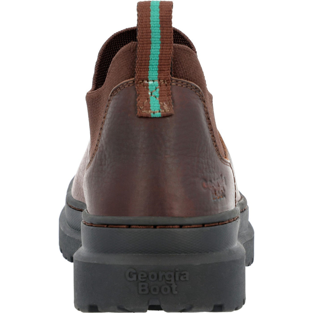 Georgia Boot Men's Romeo SuperLyte Shoe in Soggy Brown
