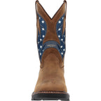 Georgia Boot Carbo-Tec FLX 11" Patriotic Pull-On Work Boot