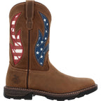 Georgia Boot Carbo-Tec FLX 11" Patriotic Pull-On Work Boot