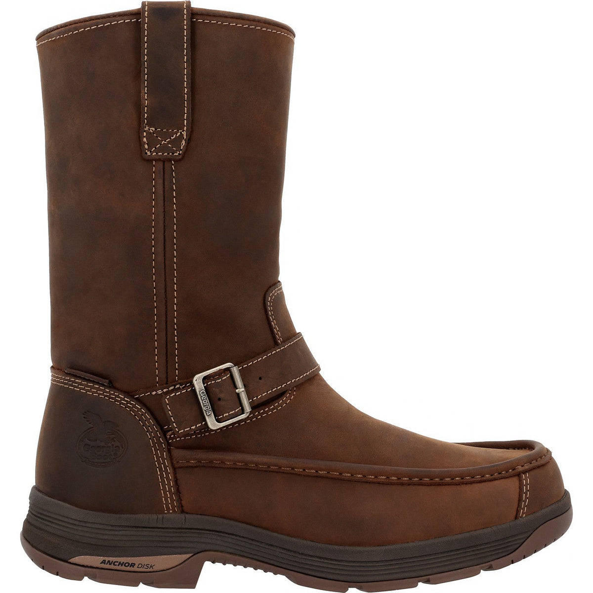 Georgia Boot Athens SuperLyte Waterproof Wellington Pull-On Boot
