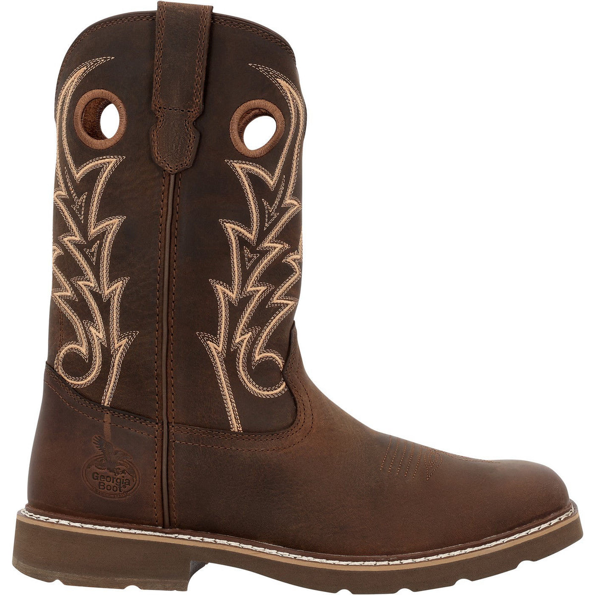 Georgia Boot Core 37 11" Western Pull-On Work Boot