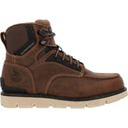 Georgia Boot Men's 6" Carbon Flex Wedge Waterproof Moc-Toe Work Boot