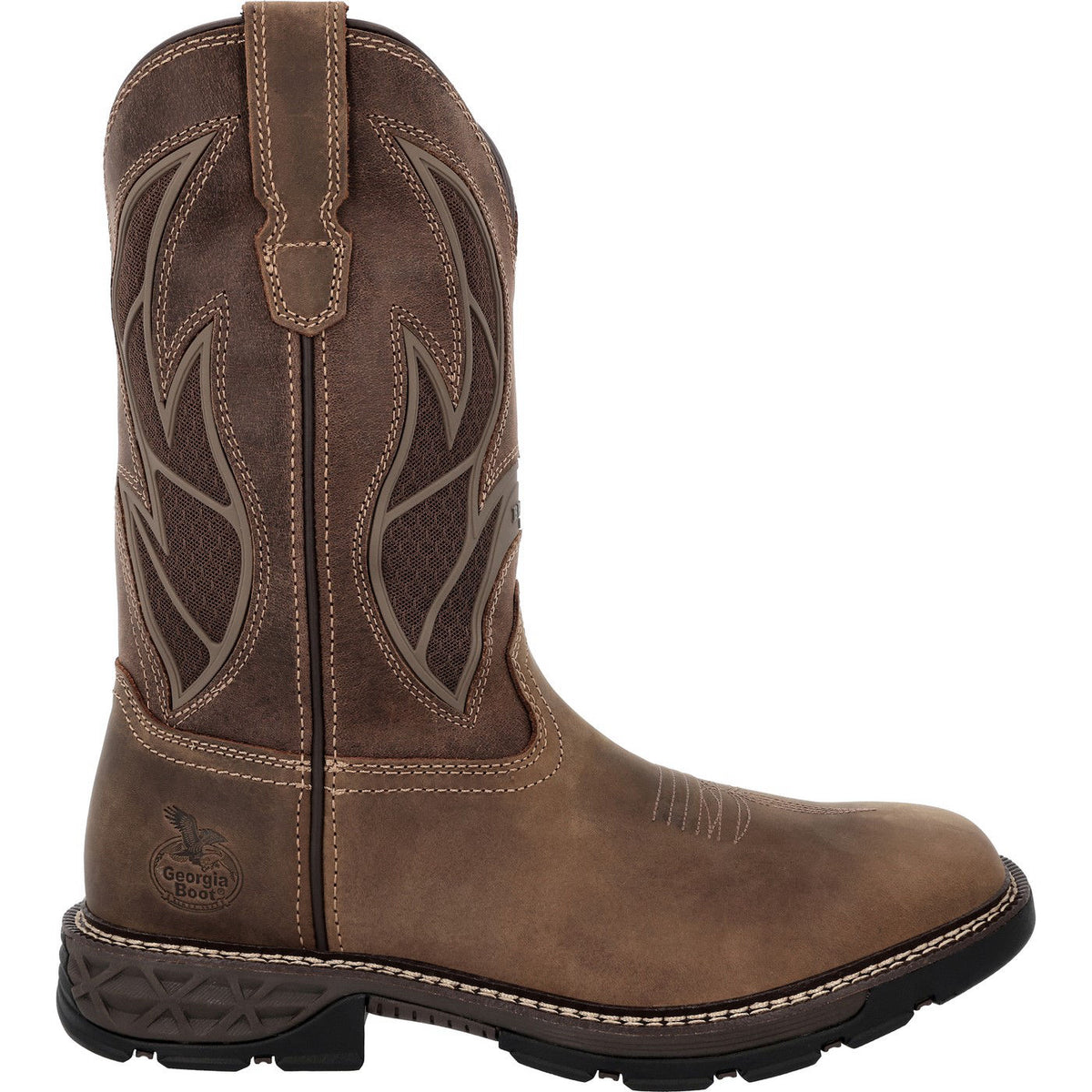 Georgia Boot Carbo-Tec FLX 11" Pull-On Alloy Toe Work Boot
