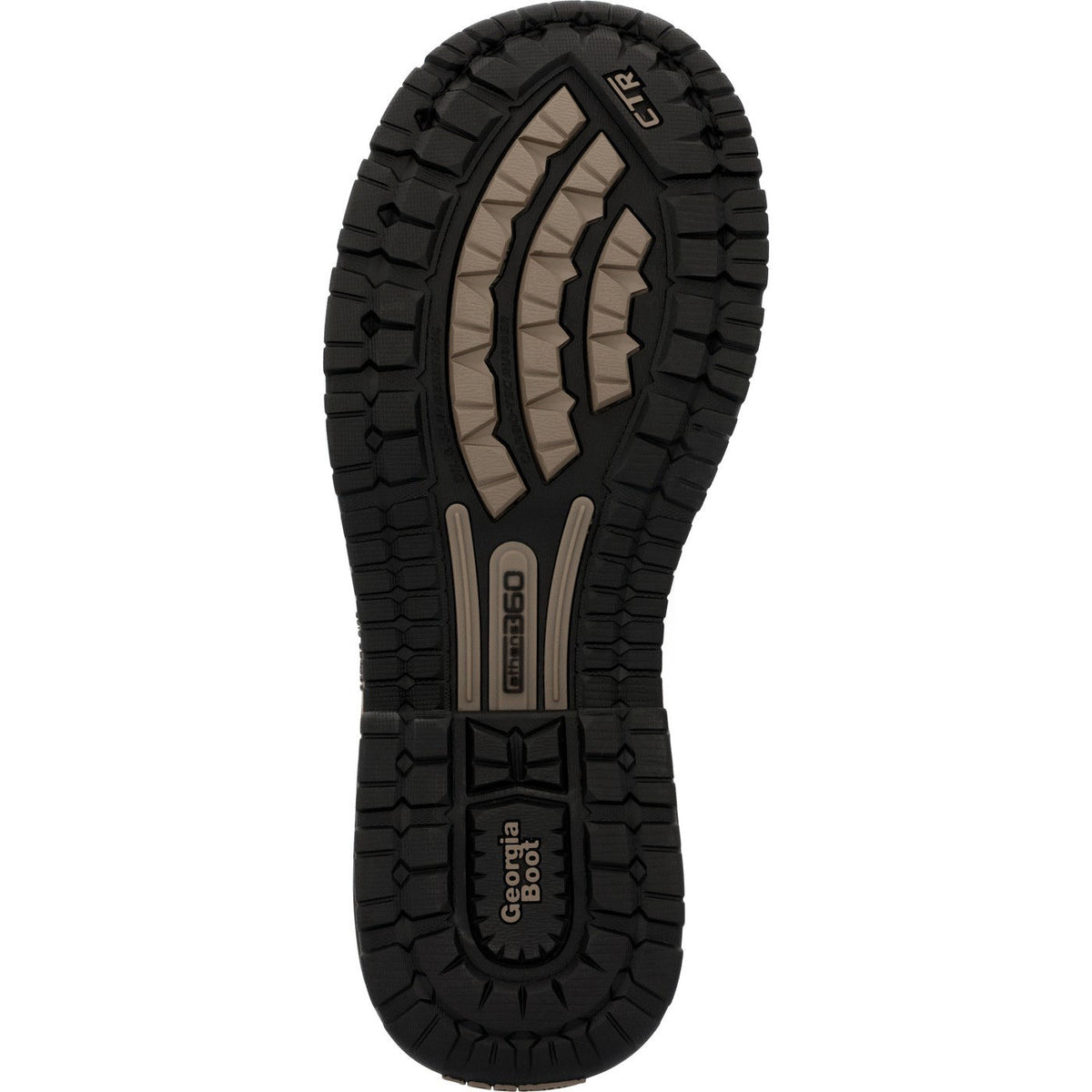 Georgia Boot Athens 360 6" Side-Zip Waterproof Nano Composite Toe Moc-Toe Work Boot