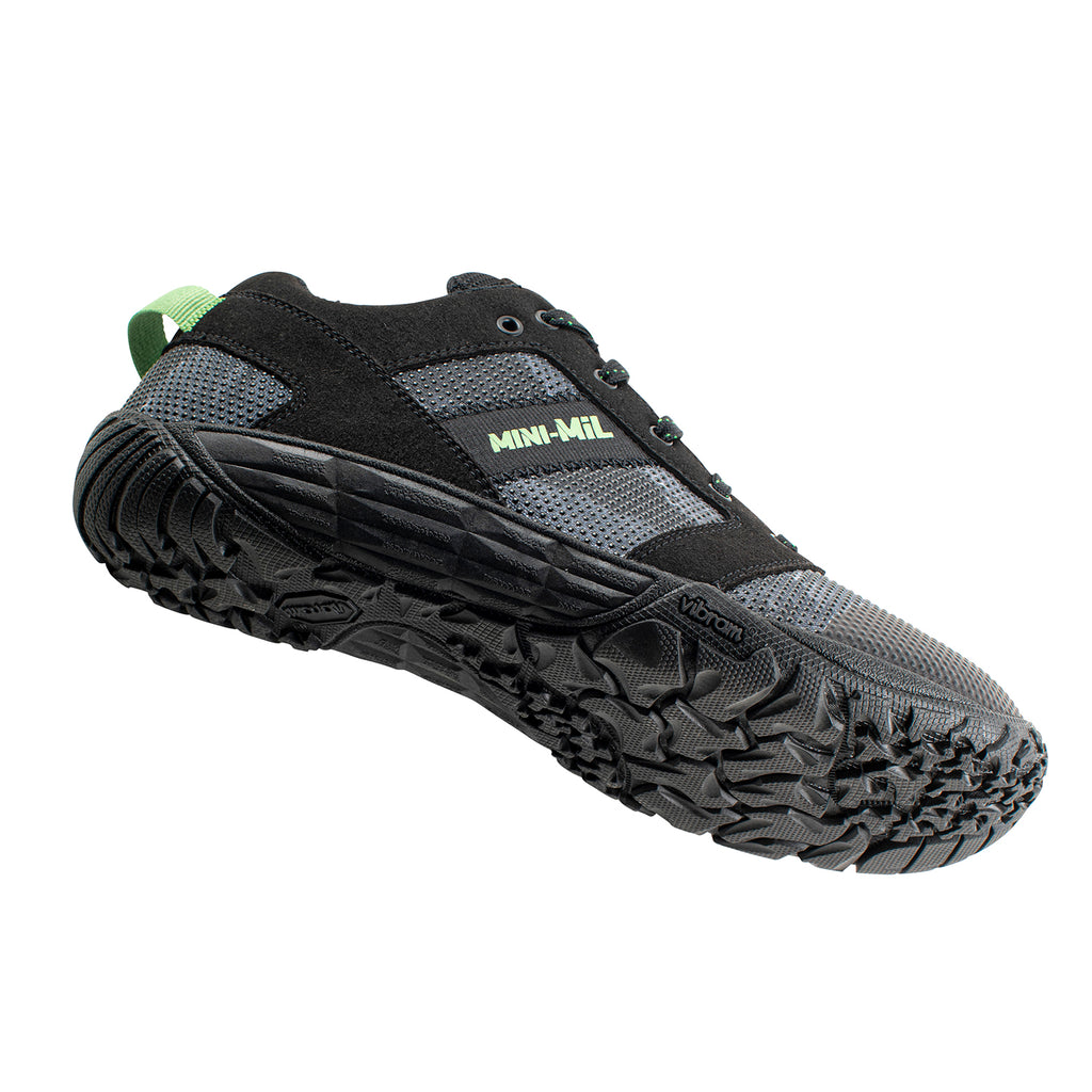 Belleville, Men's, Low-cut, MINI-MiL®, MM001, Barefoot Activity Shoe, Black with Camo SuperFabric®, 3, Regular, MM001 030R