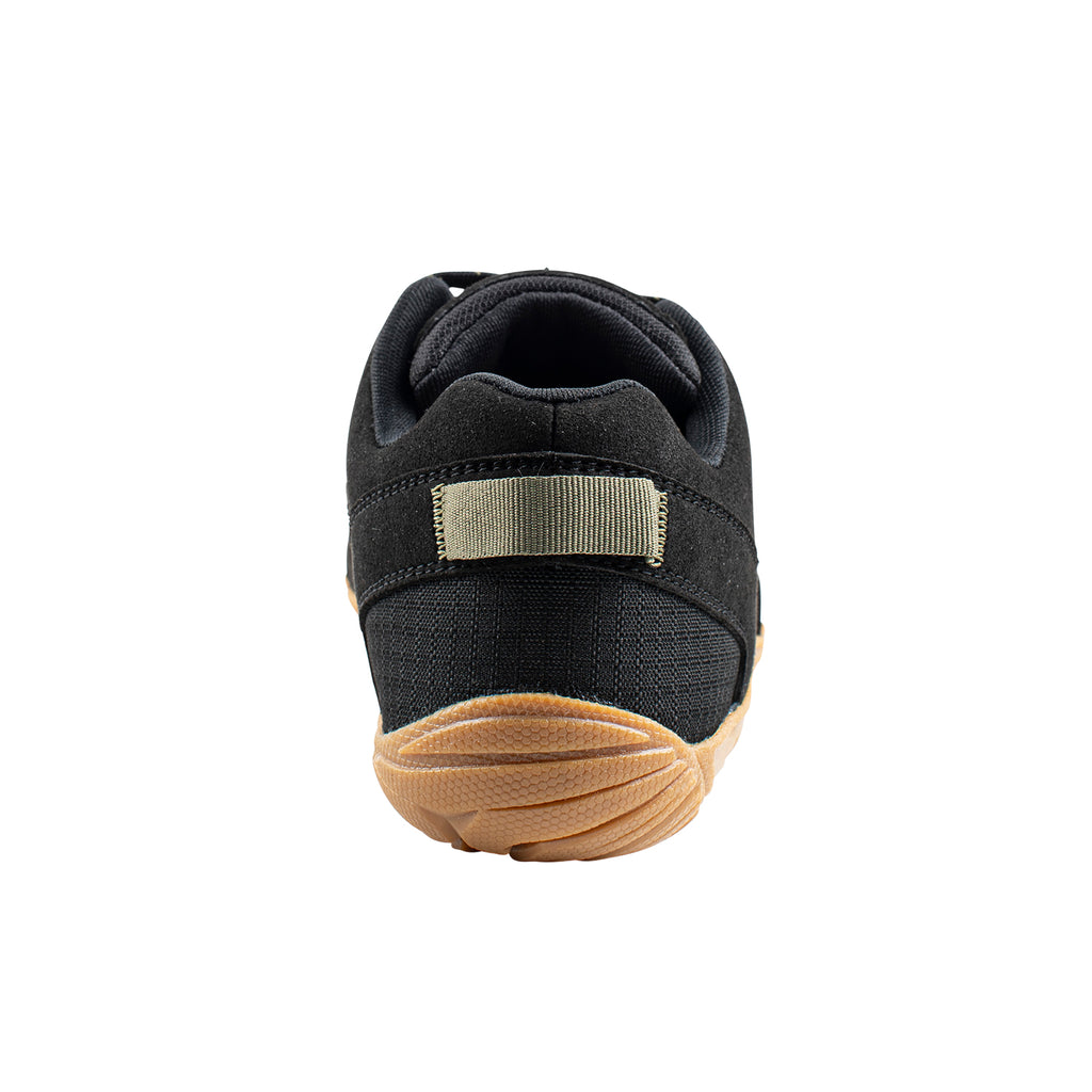 Belleville, Men's, Low-cut, MINI-MiL®, MM002, Barefoot Activity Shoe, Black with Gum Outsole, 3, Regular, MM002 030R
