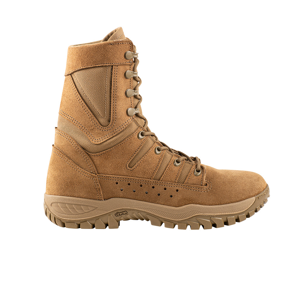 Belleville, Men's, 8", FLYWEIGHT, MXG, Hot Weather Tactical Steel Safety Toe Boot, Coyote, 040R, Regular, MXG 040R