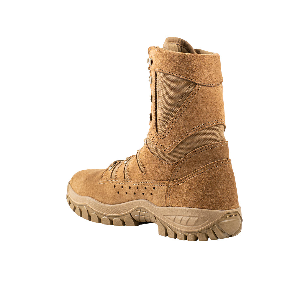 Belleville, Men's, 8", FLYWEIGHT, MXG, Hot Weather Tactical Steel Safety Toe Boot, Coyote, 040R, Regular, MXG 040R